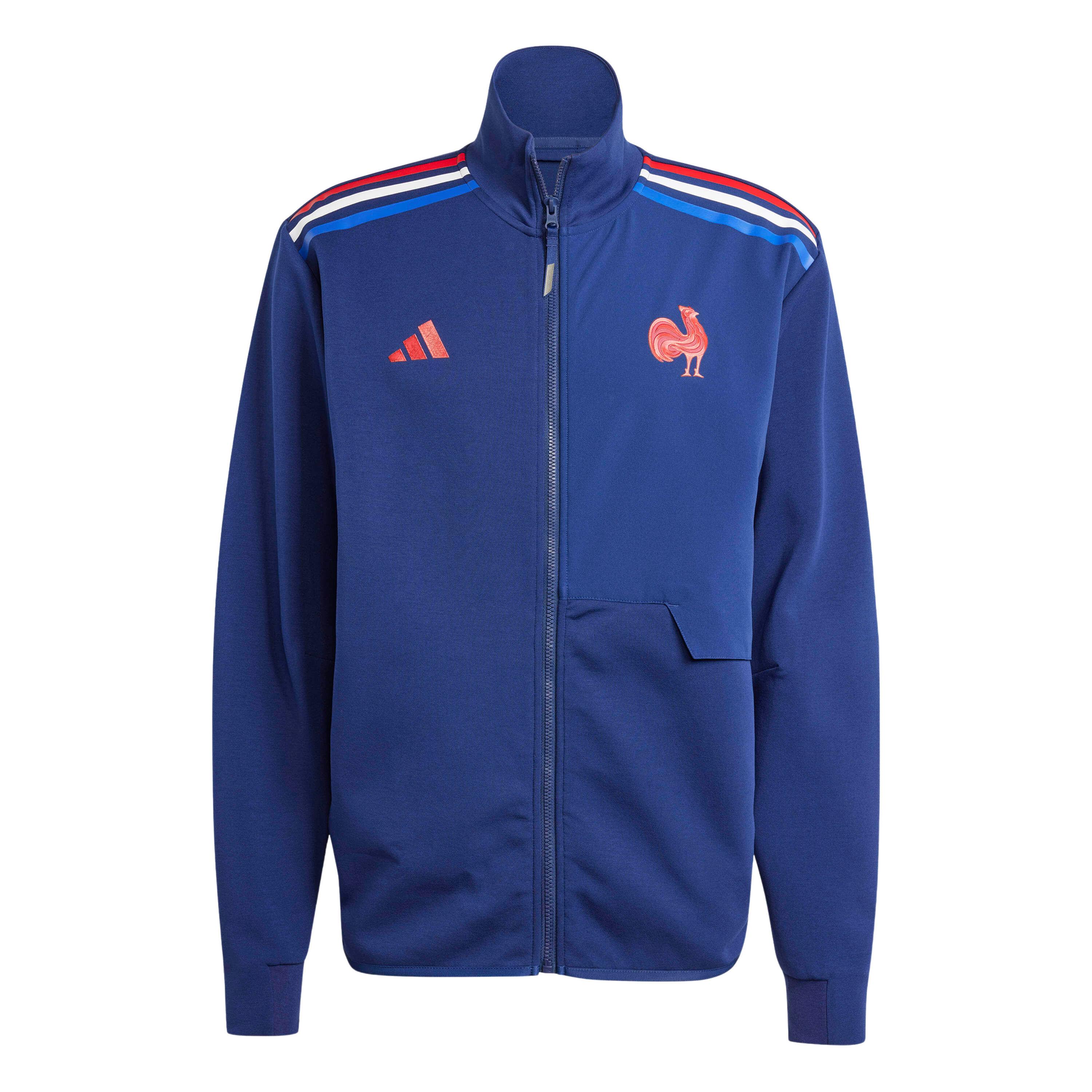 adidas  veste de survêteent xv de france 2024/25 