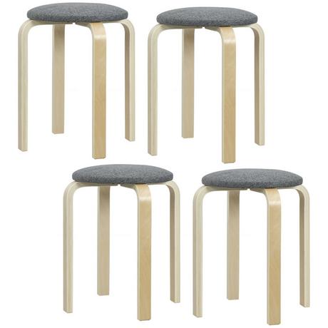 HOMCOM Tabouret de salle à manger  