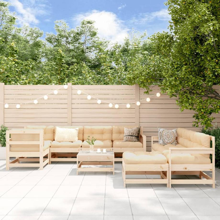 VidaXL Garten lounge set holz  