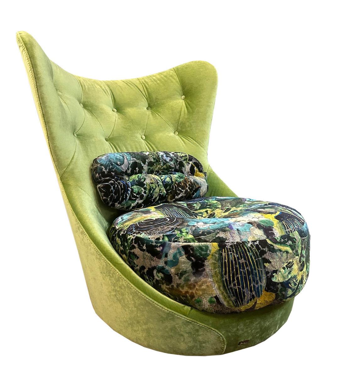 Bretz Möbel Fauteuil pivotant Cocoa Island - kelly green - paradise  