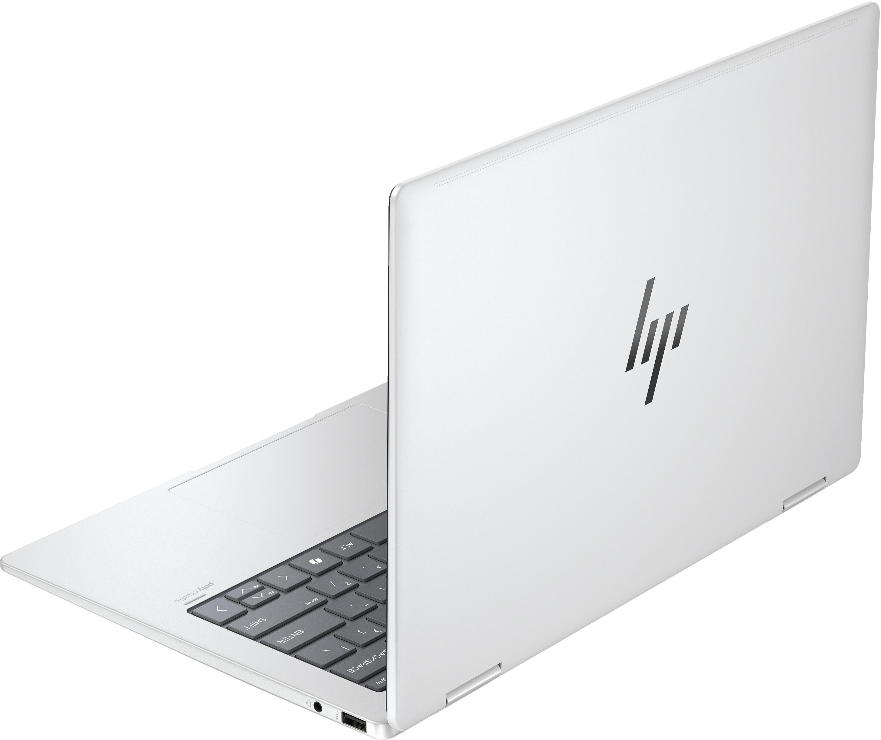 HP  ENVY x360 14-fa0650nz AMD Ryzen™ 7 8840HS Ibrido (2 in 1) 35,6 cm (14") Touch screen 2.8K 16 GB LPDDR5-SDRAM 1 TB SSD Wi-Fi 7 (802.11be) Windows 11 Home Argento 