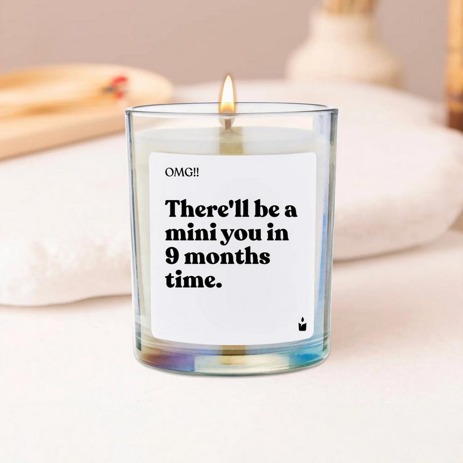 CandleHand Bougie Parfumée Flowery There'll be a mini you in 9 months time.  