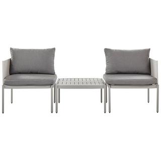 Beliani Lounge Set aus Aluminium Modern TERRACINA  