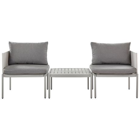 Beliani Lounge Set aus Aluminium Modern TERRACINA  