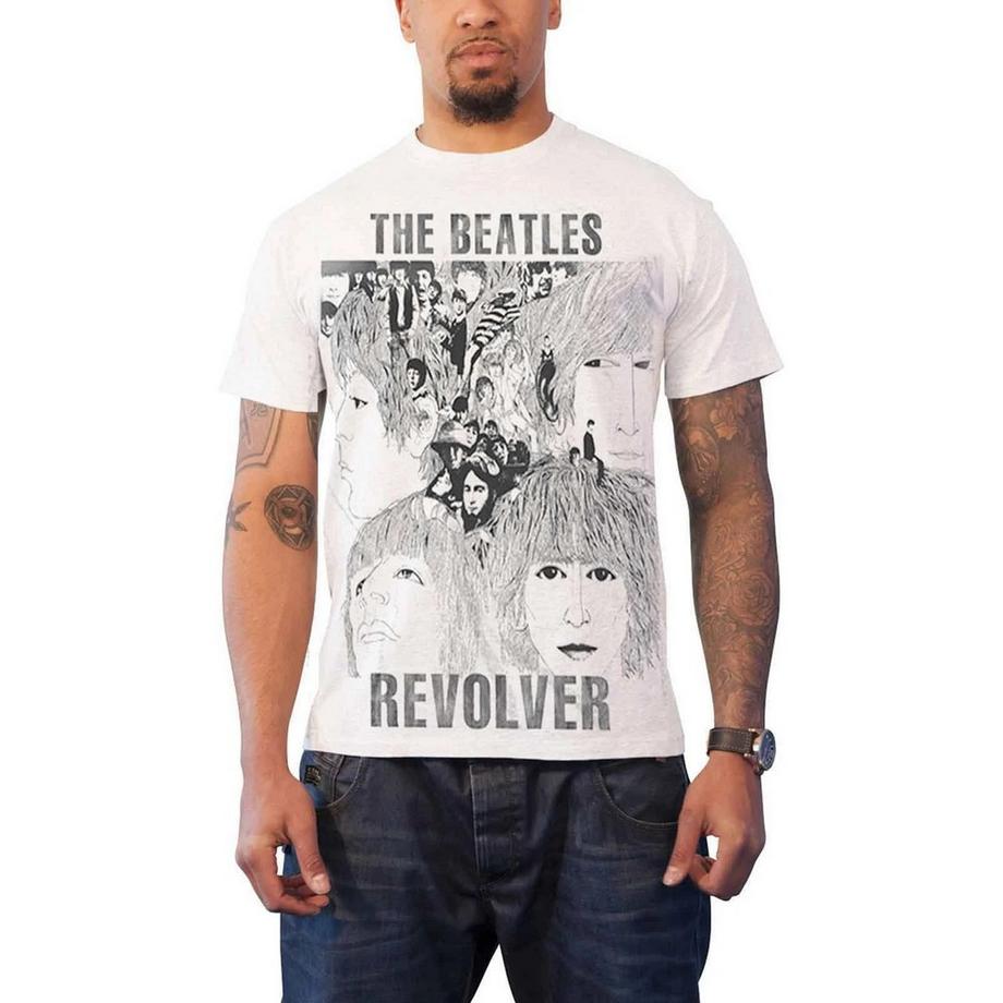 The Beatles Revolver Bedrucktes T-Shirt  