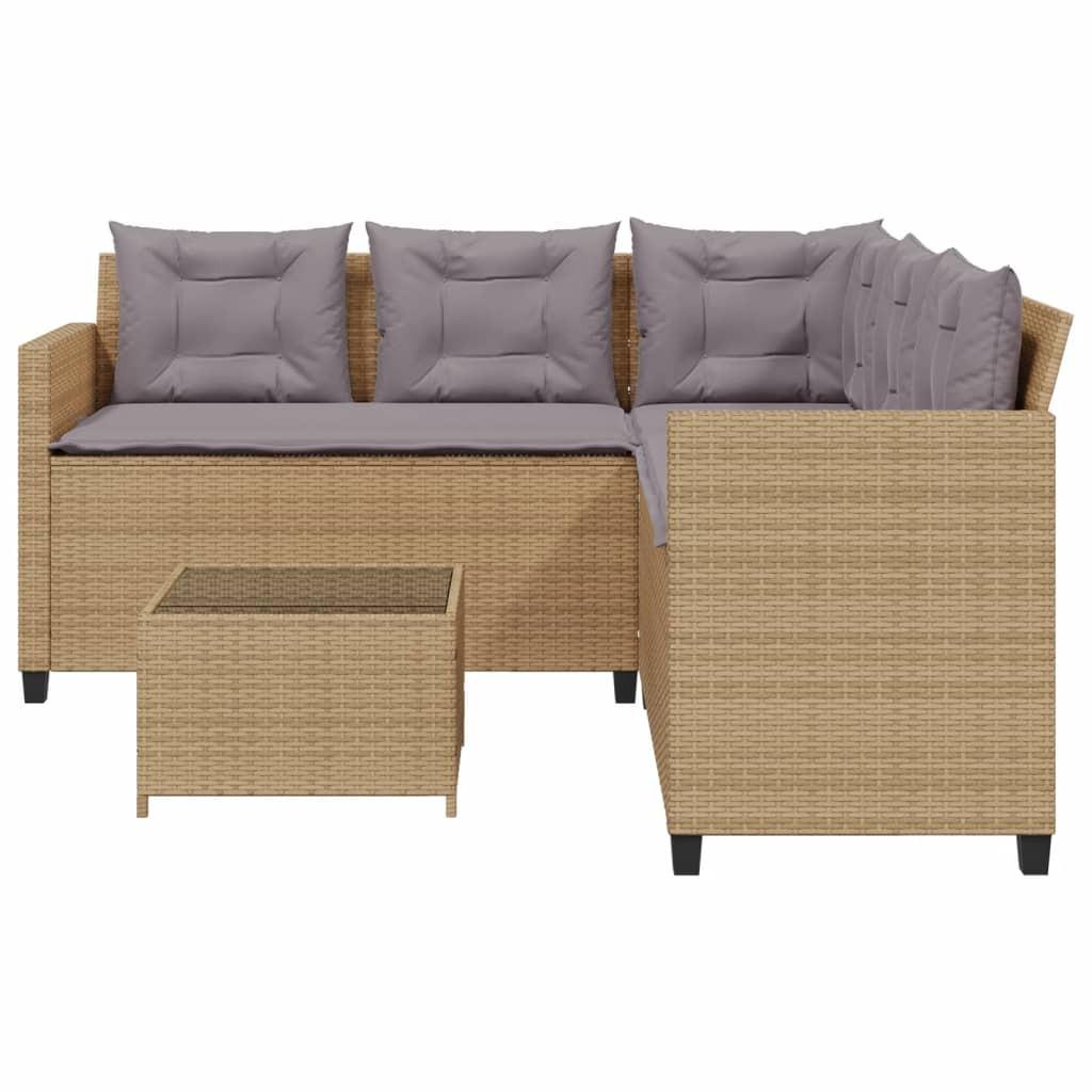 VidaXL Gartensofa poly-rattan  