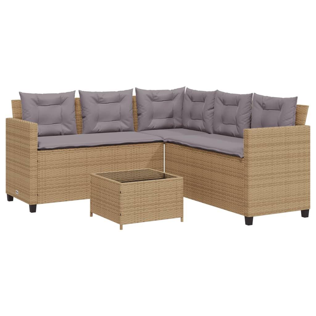 VidaXL Gartensofa poly-rattan  