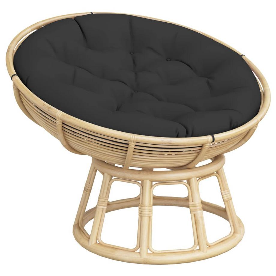 VidaXL Coussin rond tissu  