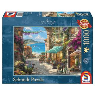 Schmidt  Puzzle Café an der italienischen Riviera (1000Teile) 
