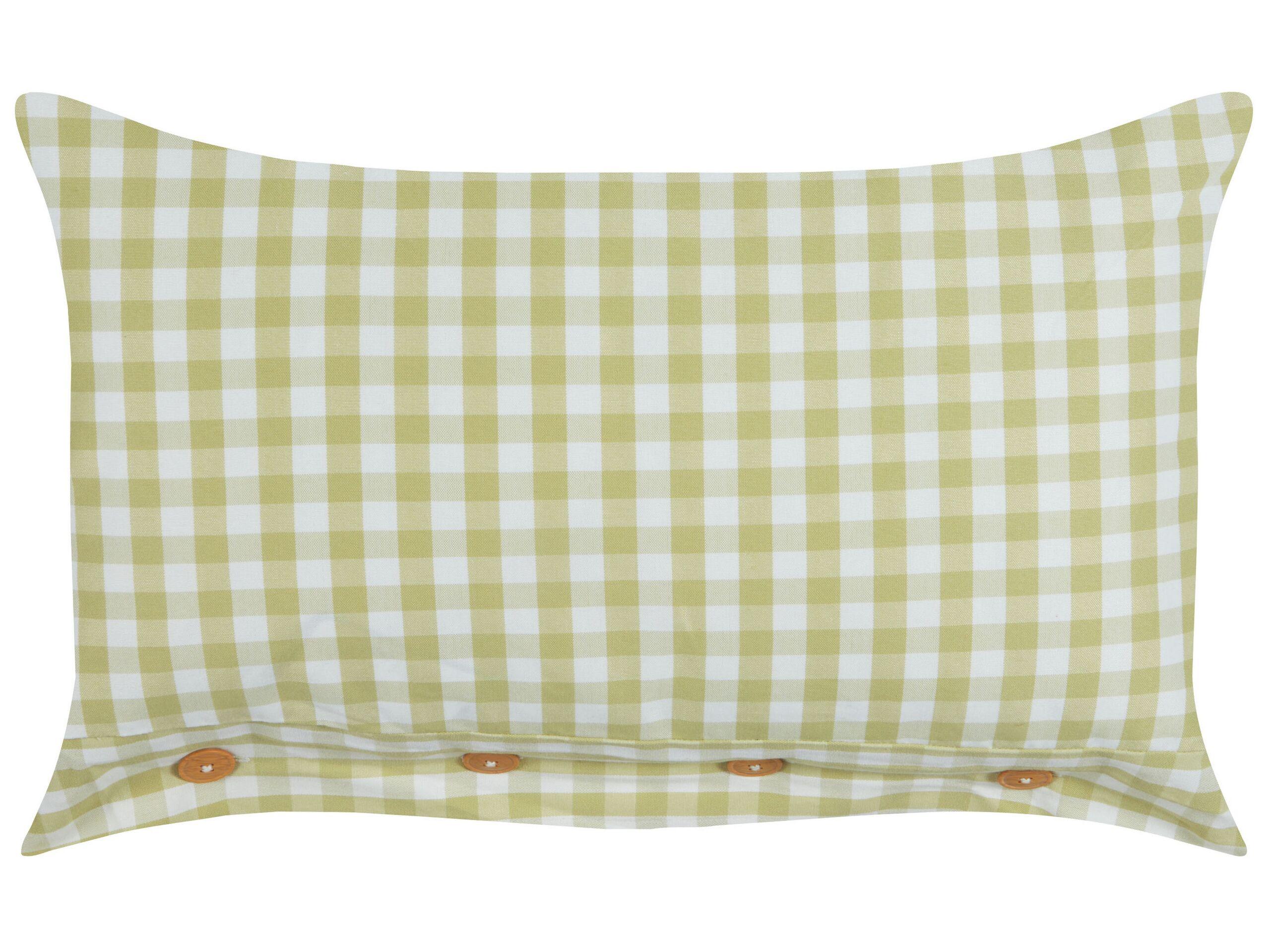 Beliani Lot de 2 coussins en Polyester Traditionnel TALYA  