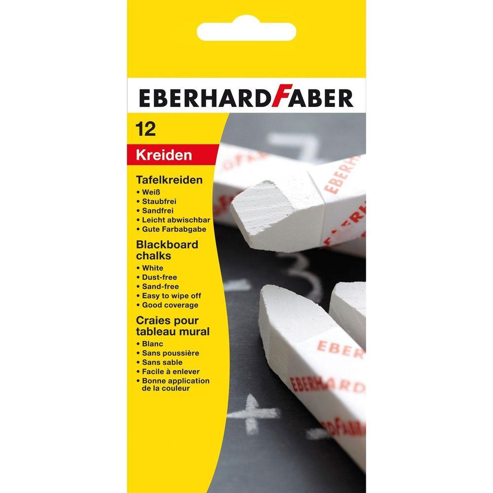 Image of Eberhard Faber Blackboard Weiß 12 Stück(e)
