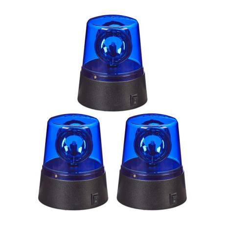 B2X Set di 3 luci LED blu  