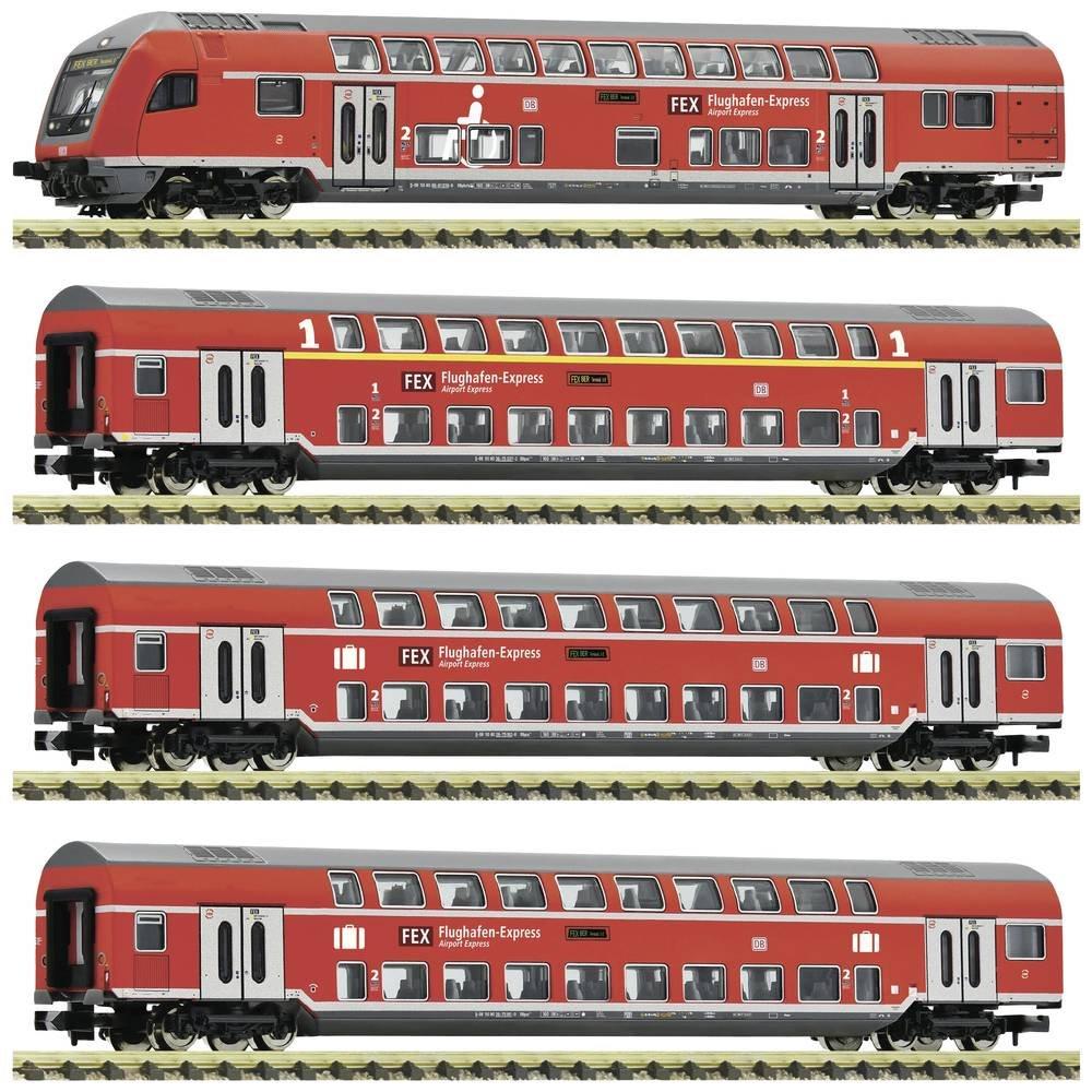 Image of N 4er-Set Doppelstockwagen „FEX“ der DB-AG Multicolor