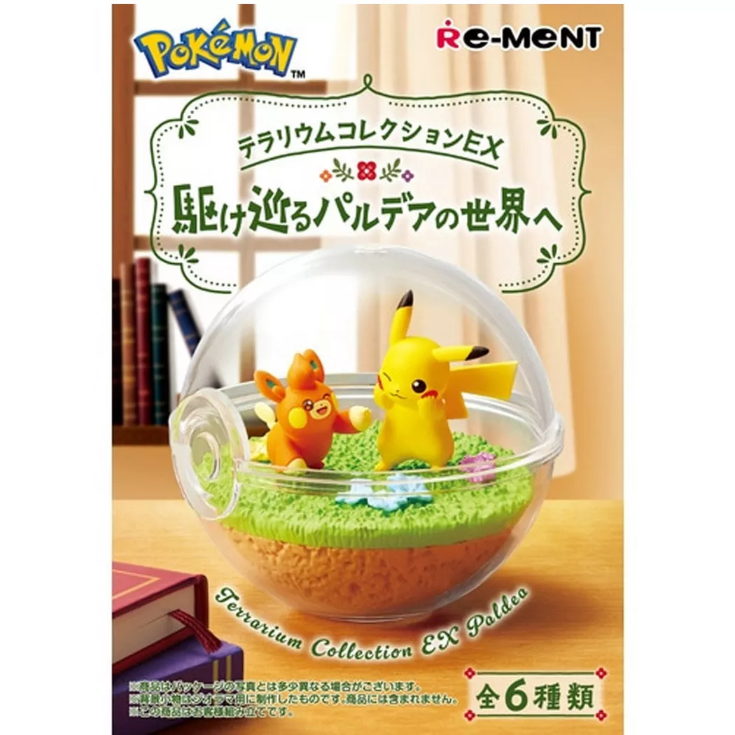 The Pokemon Company - Re-ment Terrarium Collection EX Exploring Paldea (1 Random), Multicolor