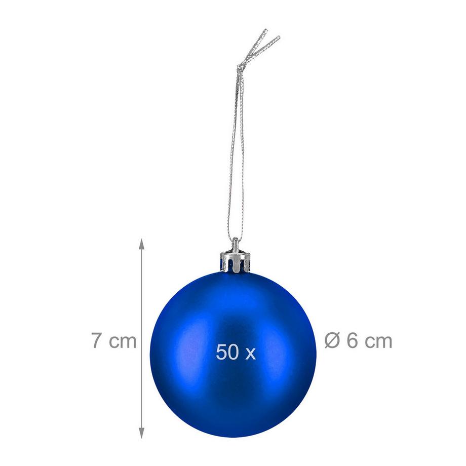 Northix Set di palline di Natale opache  