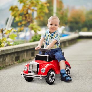 Northio  Voiture à conducteur porté, véhicule pour enfants, véhicule à conducteur porté avec espace de rangement, voiture pour enfants avec protection anti-basculement pour enfants de 18 à 48 mois, rouge, 77,5 x 41,5 x 45 cm Aosom 