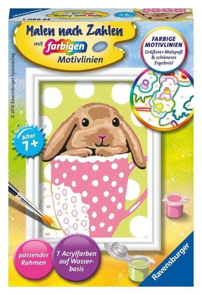 Image of Malen nach Zahlen, Süßes Schlappohr Multicolor