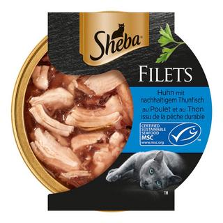 SHEBA  Filets Huhn und Thunfisch - Multipack 