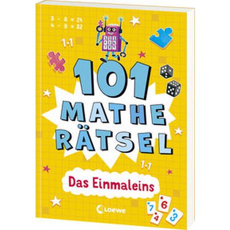 101 Matherätsel - Das Einmaleins Moore, Gareth; Loewe Lernen und Rätseln (Hrsg.); Dickason, Chris (Illustrationen); Hierteis, Eva (Übersetzung) Copertina rigida 