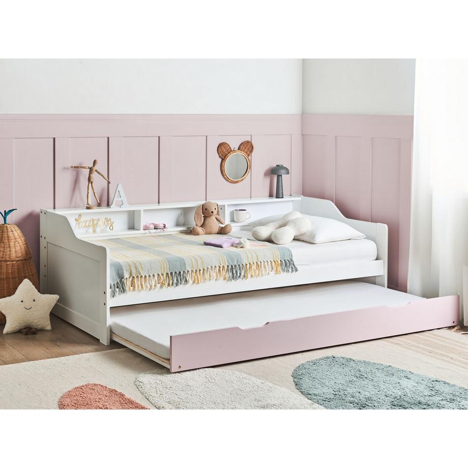 Beliani Lit gigogne en Bois de pin Moderne EDERN  