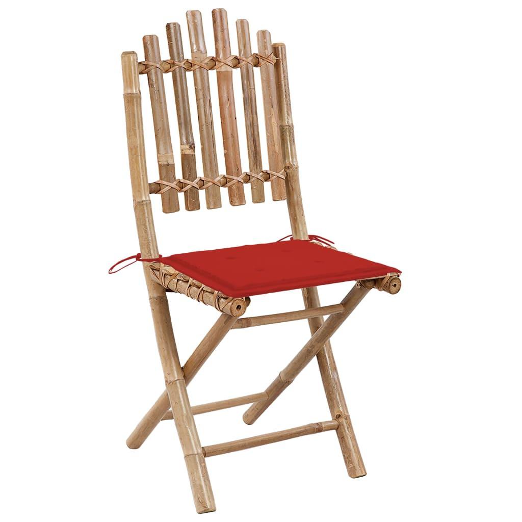 VidaXL Chaise de jardin bambou  