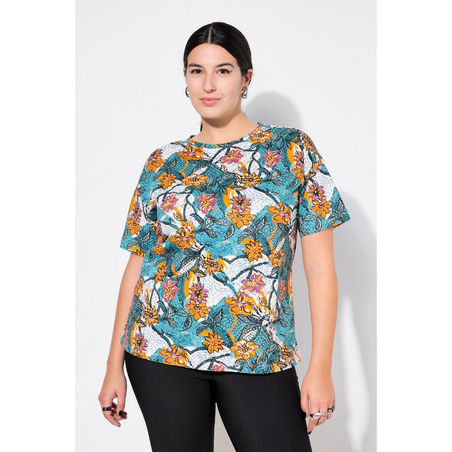 Studio Untold T-Shirt Oversize Stampa Floreale Maniche Corte  