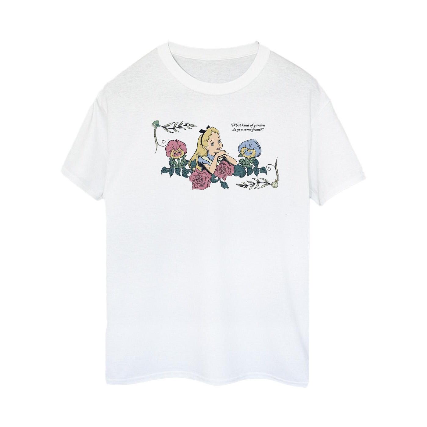 Disney  Tshirt ALICE IN WONDERLAND WHAT KIND OF GARDEN 