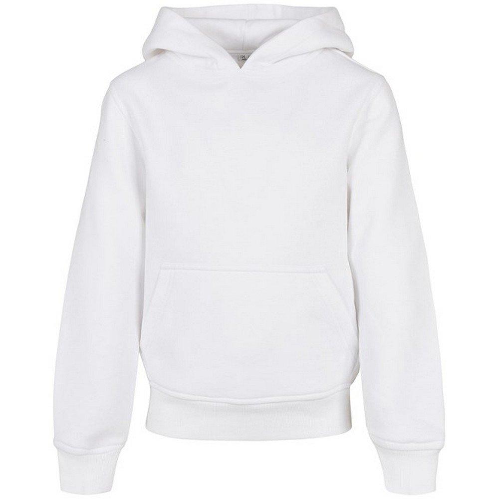 Image of Basic Kapuzenpullover Mädchen Weiss 140
