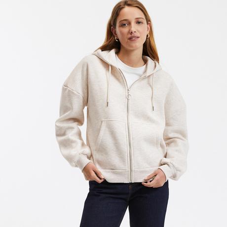 La Redoute Collections  Sweatjacke mit Kapuze und Reissverschluss 