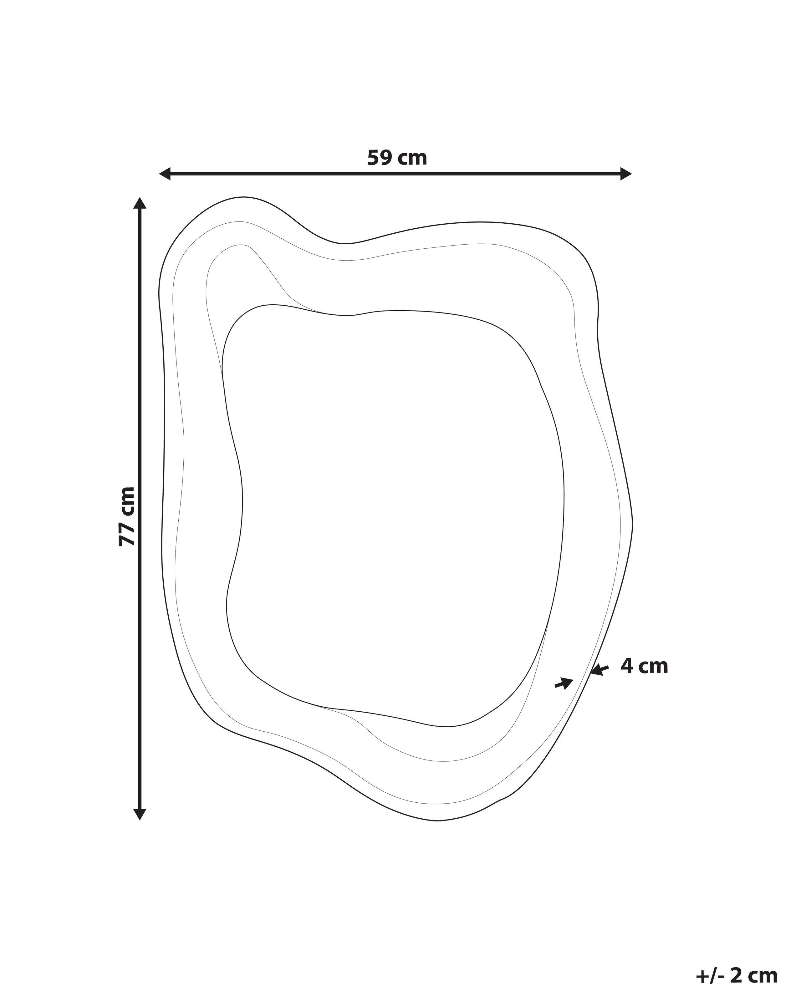 Beliani Miroir Glamour SANTEC  