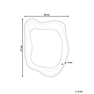 Beliani Miroir Glamour SANTEC  