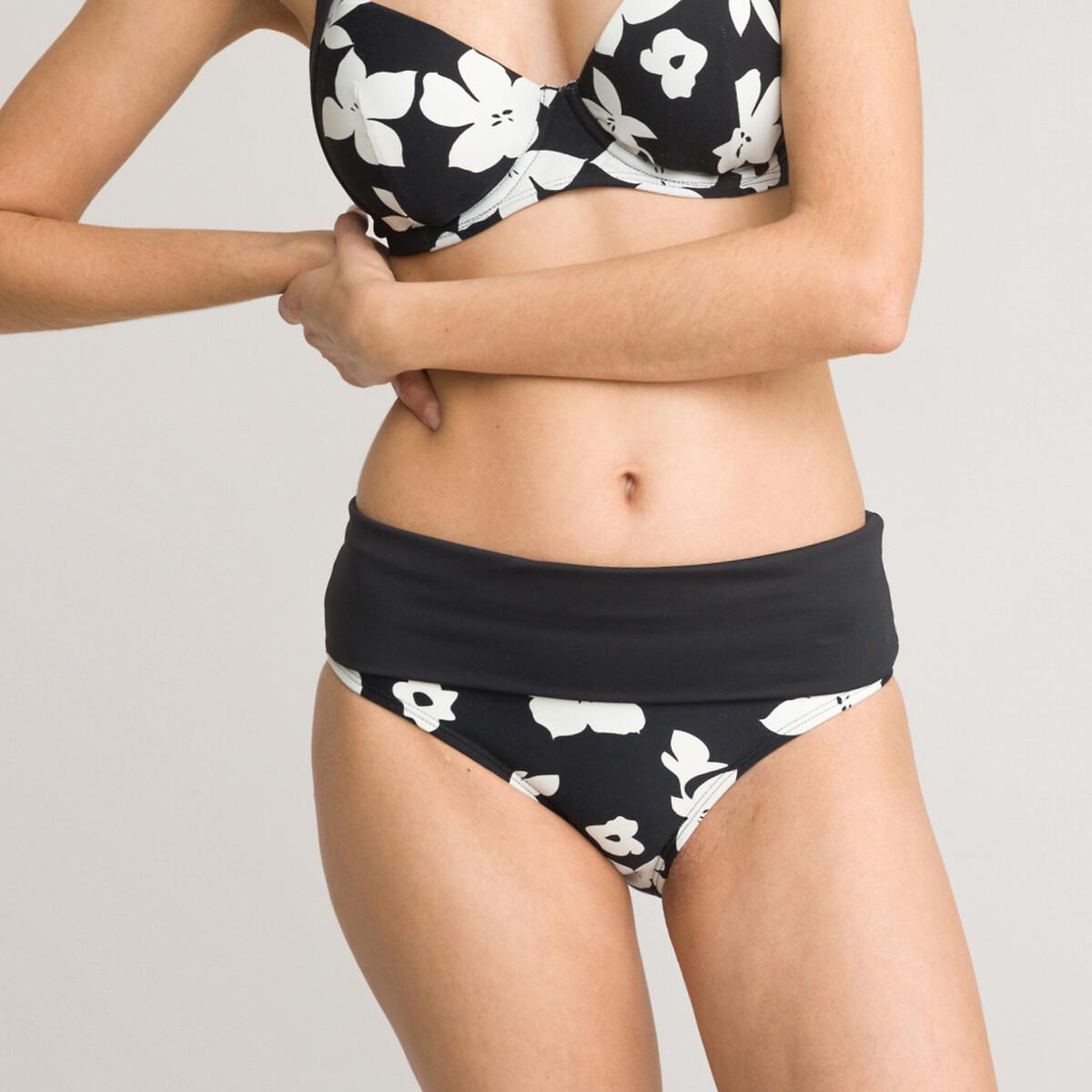 Image of Geblümter Bikini-slip Damen Multicolor 46