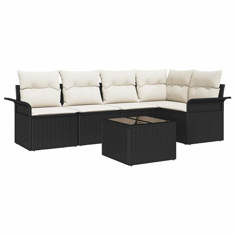 Set di divani da esterno Polyrattan