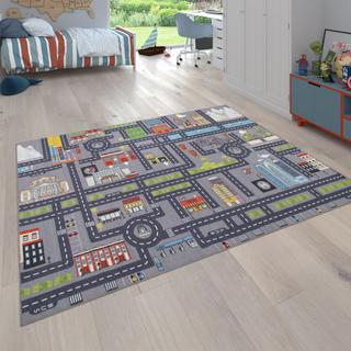 Paco Home Room pour enfants de tapis jouer au motif de rue du tapis  