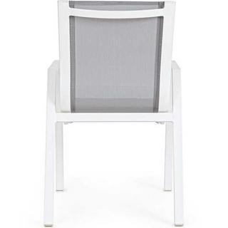 mutoni Fauteuil de jardin Pelagius blanc  