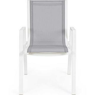 mutoni Fauteuil de jardin Pelagius blanc  