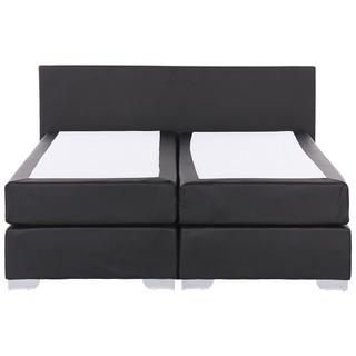 Beliani Letto boxspring en Poliestere Minimalista PRESIDENT  