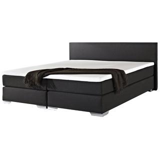 Beliani Letto boxspring en Poliestere Minimalista PRESIDENT  