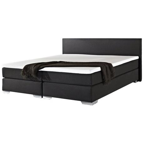 Beliani Letto boxspring en Poliestere Minimalista PRESIDENT  