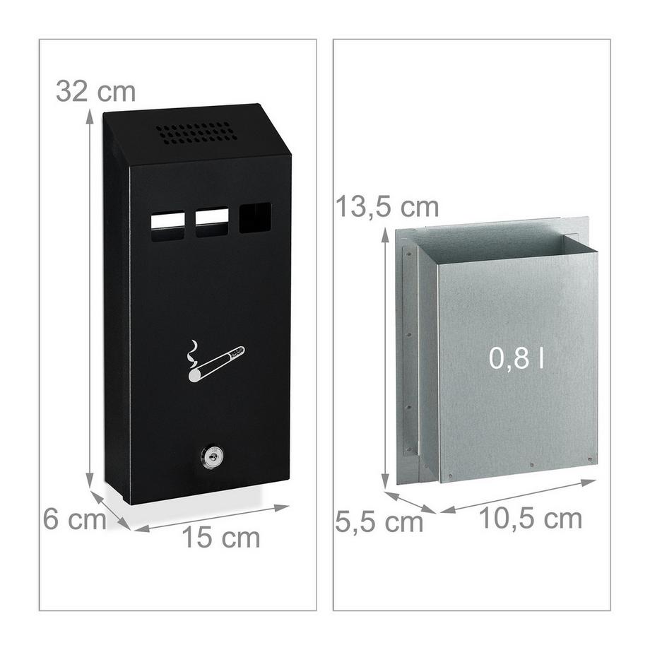 Northix Cendrier mural  