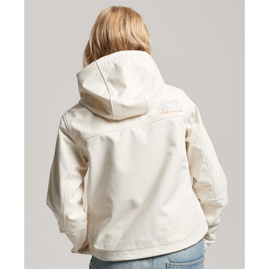 Superdry Code Trekker Giacca Antipioggia Softshell con Cappuccio  