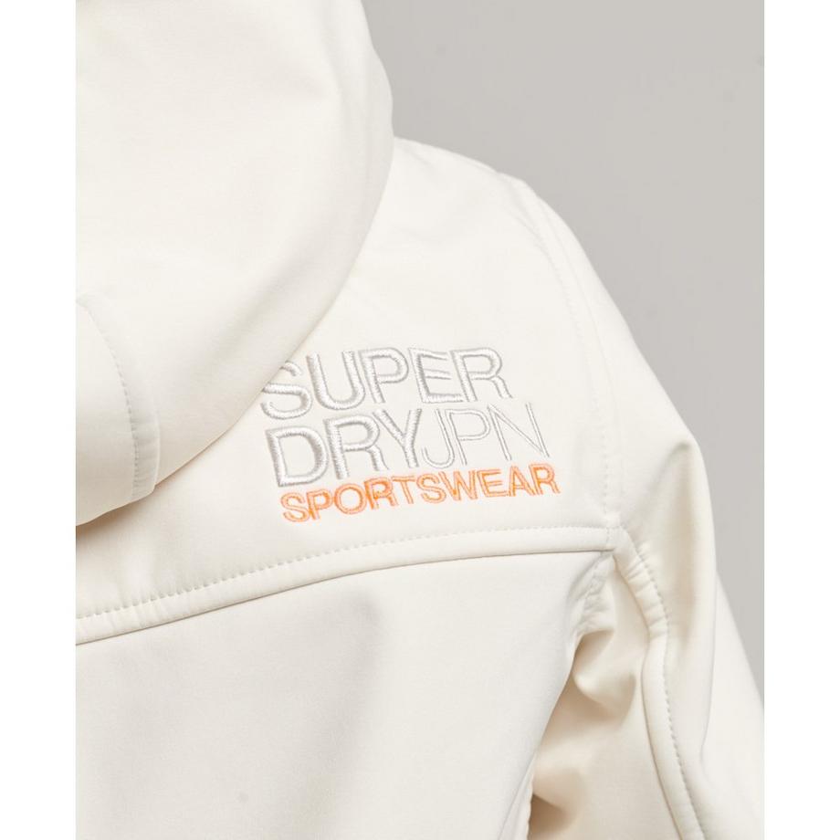 Superdry Code Trekker Giacca Antipioggia Softshell con Cappuccio  