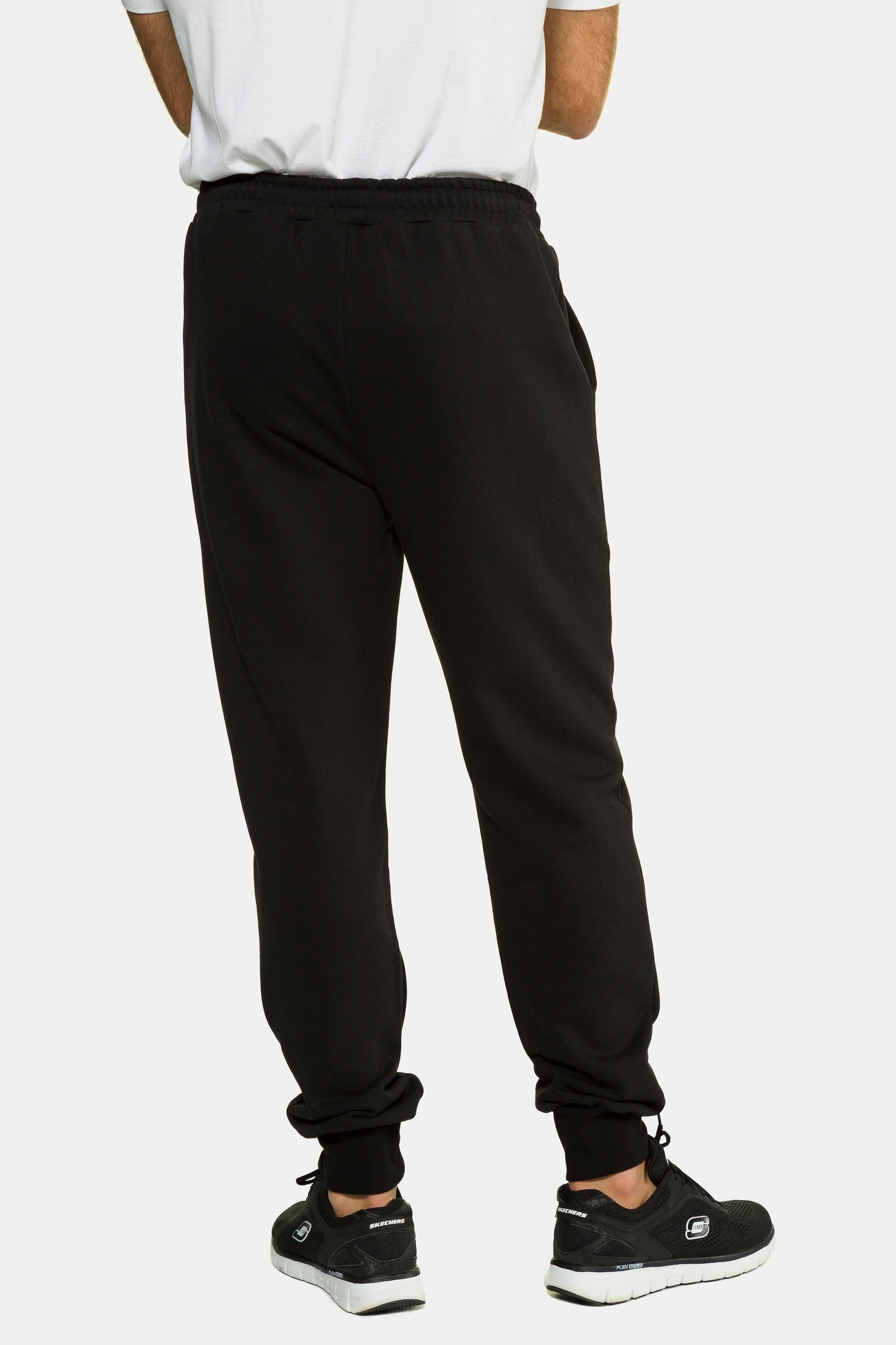 JP1880  Pantalon en molleton# Basic, style jogging, à 2 poches et taille élastique - coupe Modern Fit 