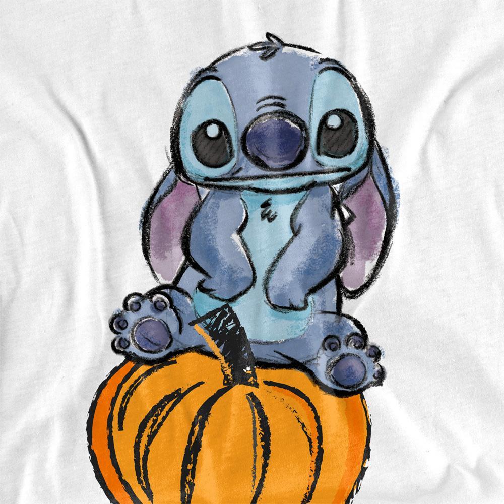 Lilo & Stitch Stitch Zucca T-Shirt Maniche Lunghe  