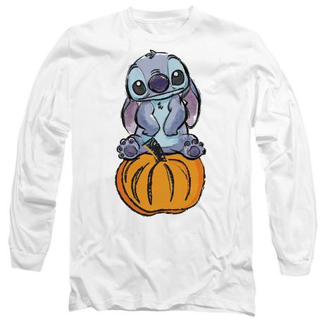 Lilo & Stitch Stitch Zucca T-Shirt Maniche Lunghe  