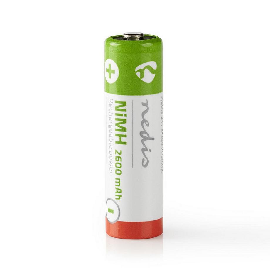 Nedis  Wiederaufladbare Ni-MH-Batterien AA | 1,2 V DC | 2600 mAh | 4-Blister 