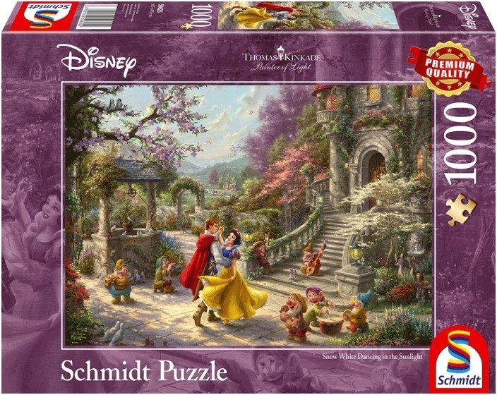 Schmidt Spiele  Puzzle Schmidt Disney, Danser avec le Prince - 1000 pièces - 12+. 