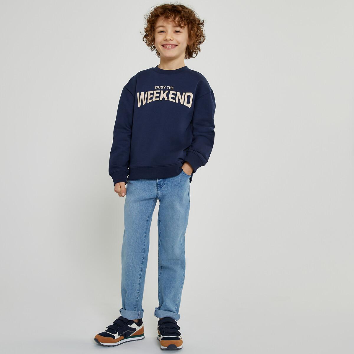 Image of Sweatshirt Mit Rundhals Jungen Blau 128/134