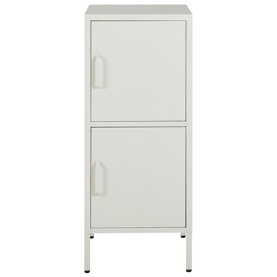 Beliani Meuble de rangement en Acier Moderne HURON  