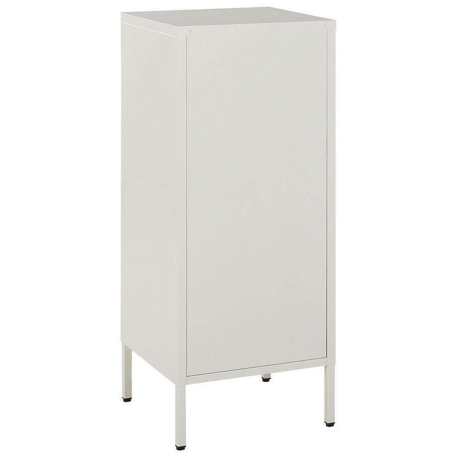 Beliani Meuble de rangement en Acier Moderne HURON  